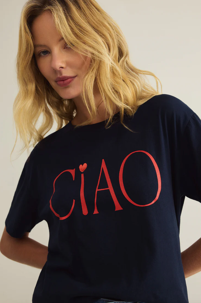 Z SUPPLY CIAO BOYFRIEND TEE