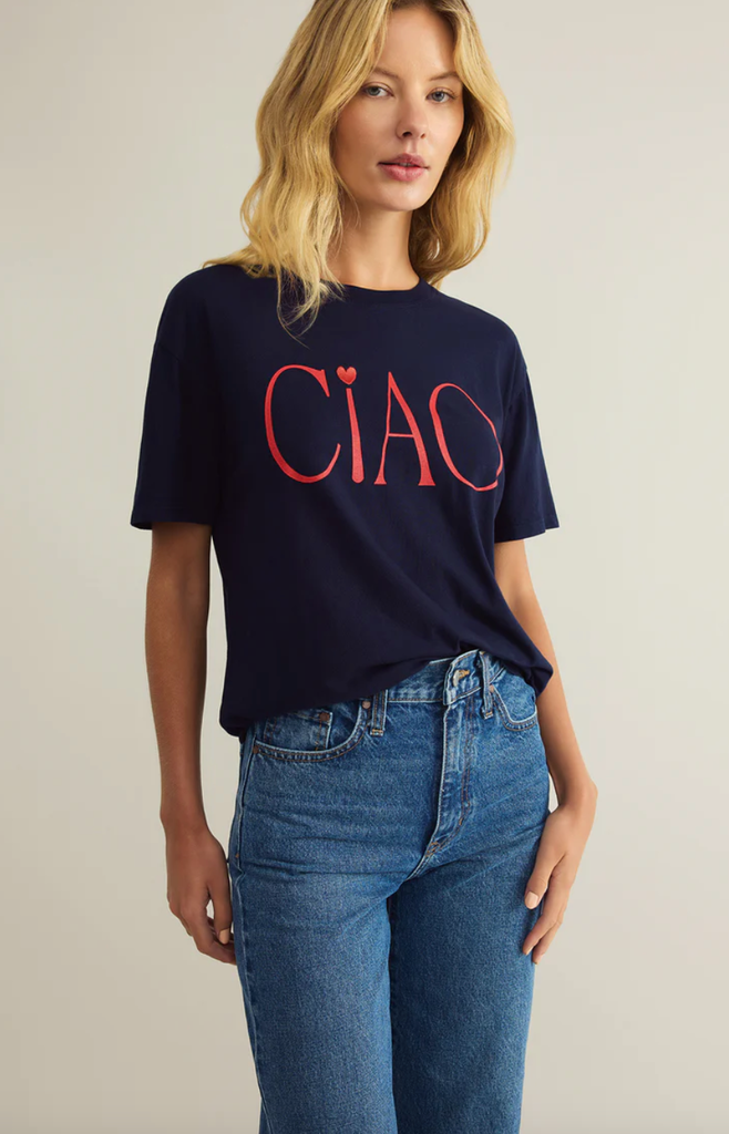 Z SUPPLY CIAO BOYFRIEND TEE