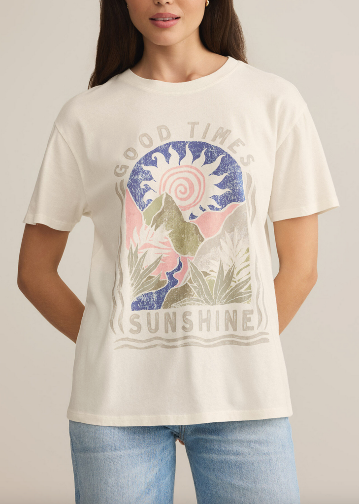 Z SUPPLY SUNSHINE BOYFRIEND TEE
