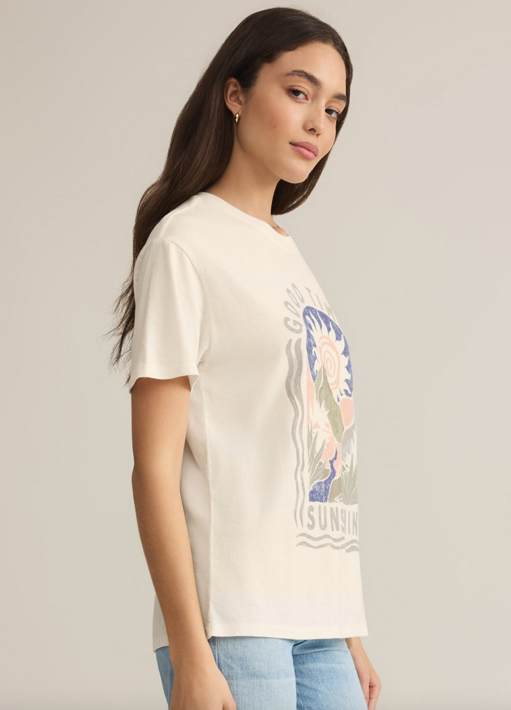 Z SUPPLY SUNSHINE BOYFRIEND TEE