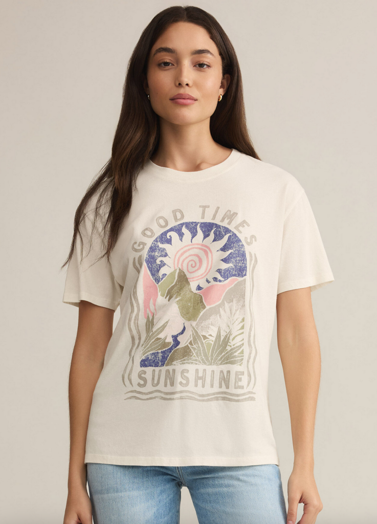 Z SUPPLY SUNSHINE BOYFRIEND TEE