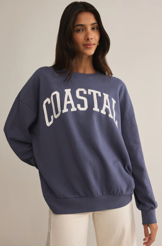 Z SUPPLY GRAPHICS COASTAL SUNDAY SWEATSHIRT
