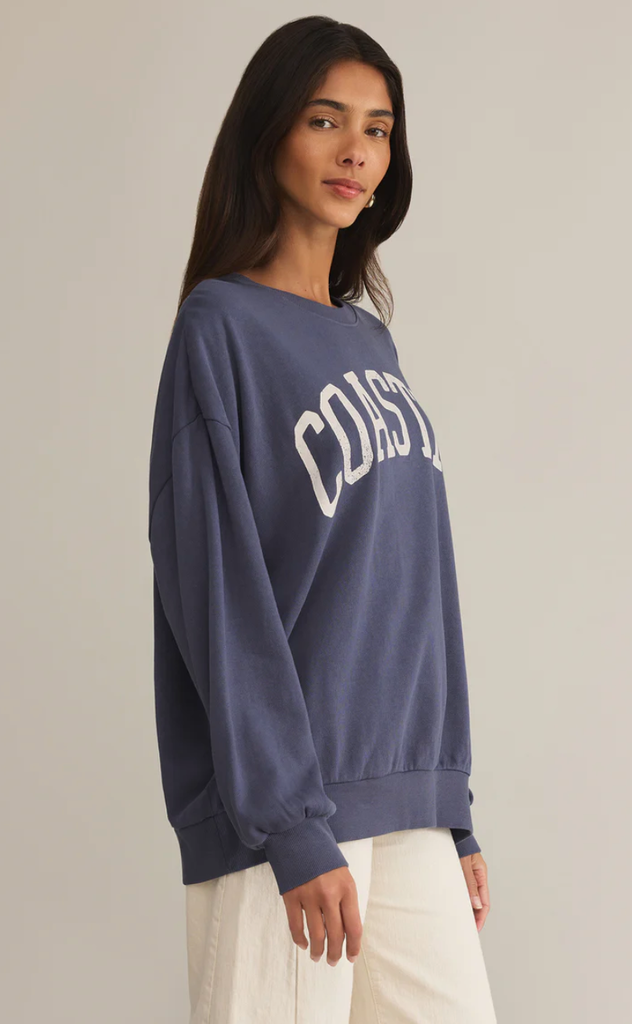 Z SUPPLY GRAPHICS COASTAL SUNDAY SWEATSHIRT
