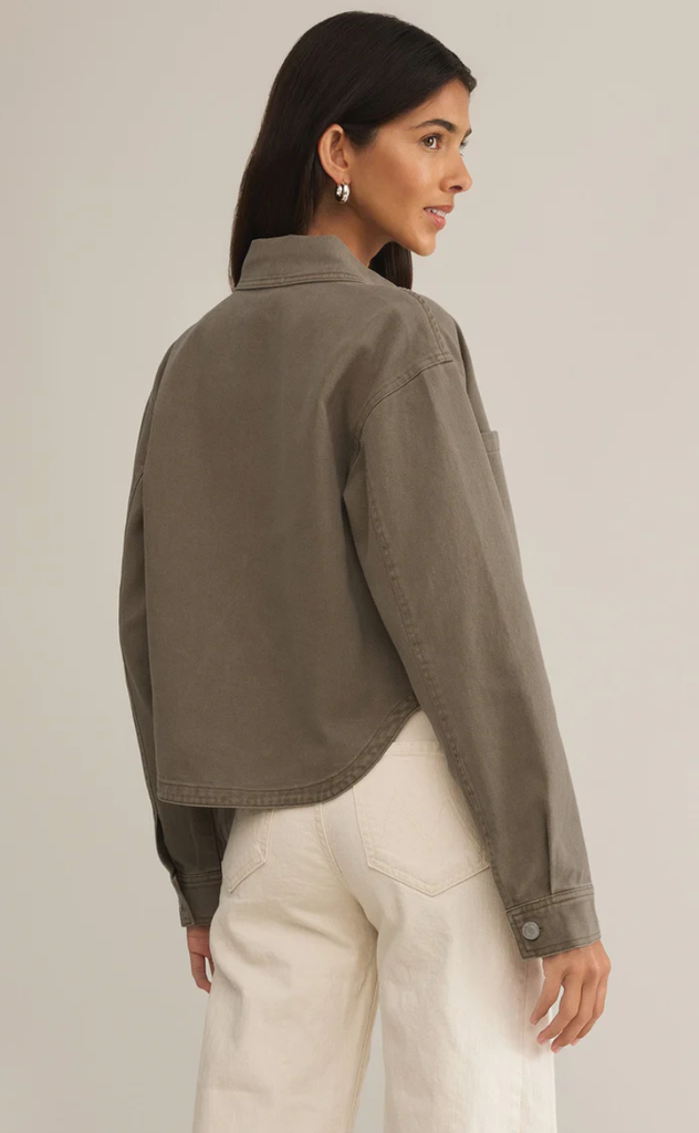 Z SUPPLY ALL DAY CROPPED DENIM JACKET
