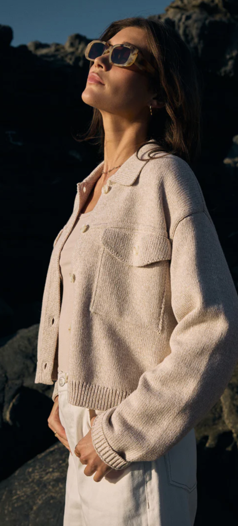 Z SUPPLY CIELO SWEATER KNIT JACKET