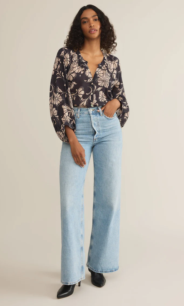Z SUPPLY WREN ARI FLORAL BLOUSE