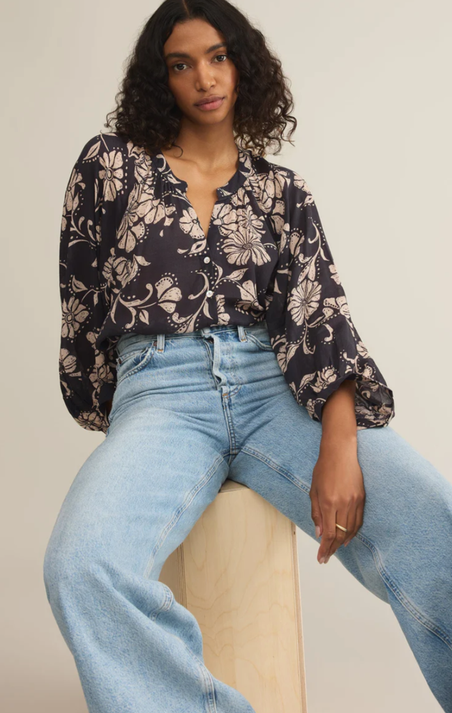 Z SUPPLY WREN ARI FLORAL BLOUSE