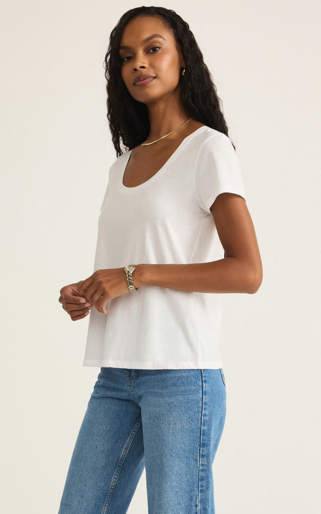 Z SUPPLY ANYWHERE SCOOP TEE