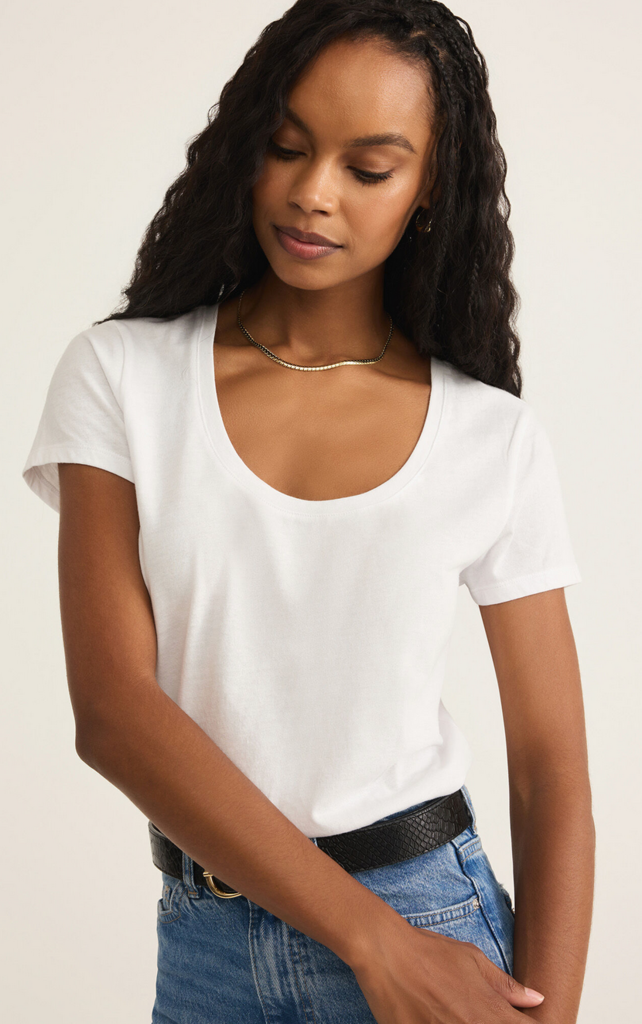 Z SUPPLY ANYWHERE SCOOP TEE