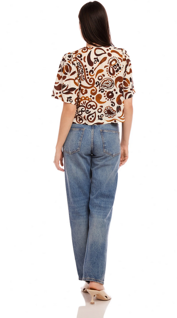 FIFTEEN TWENTY NADINE BOW DETAIL TOP