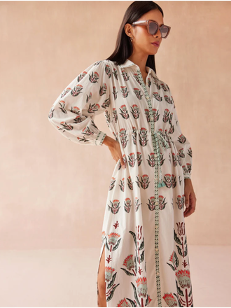 OMIKA ARIA MIDI DRESS