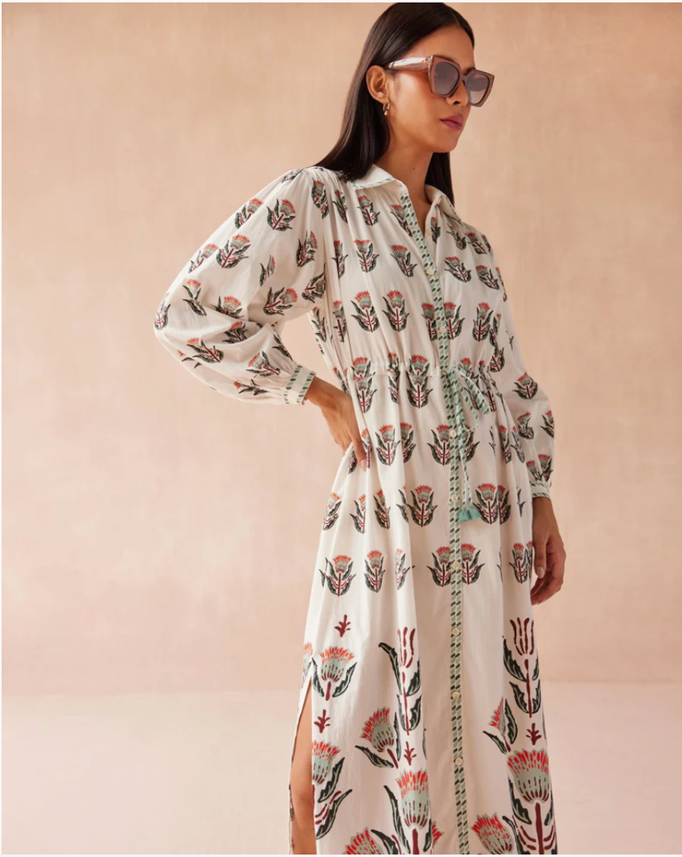 OMIKA ARIA MIDI DRESS