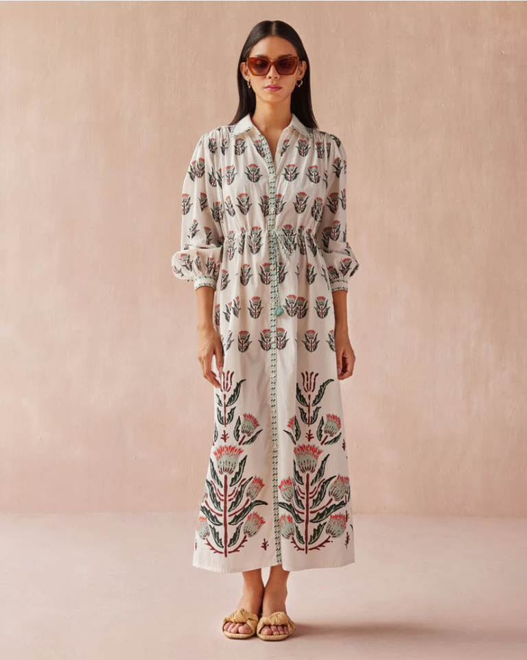 OMIKA ARIA MIDI DRESS