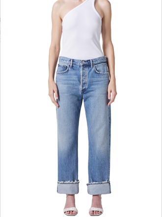 AGOLDE FRAN LOW SLUNG EASY STRAIGHT JEAN