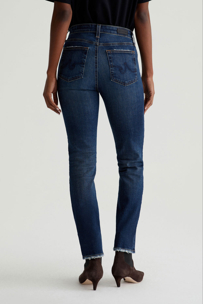 AG JEANS MARI MID RISE SLIM STRAIGHT JEAN