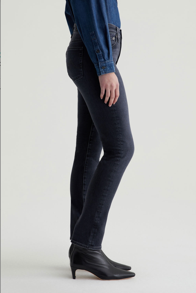 AG JEANS MARI MID RISE SLIM STRAIGHT JEAN