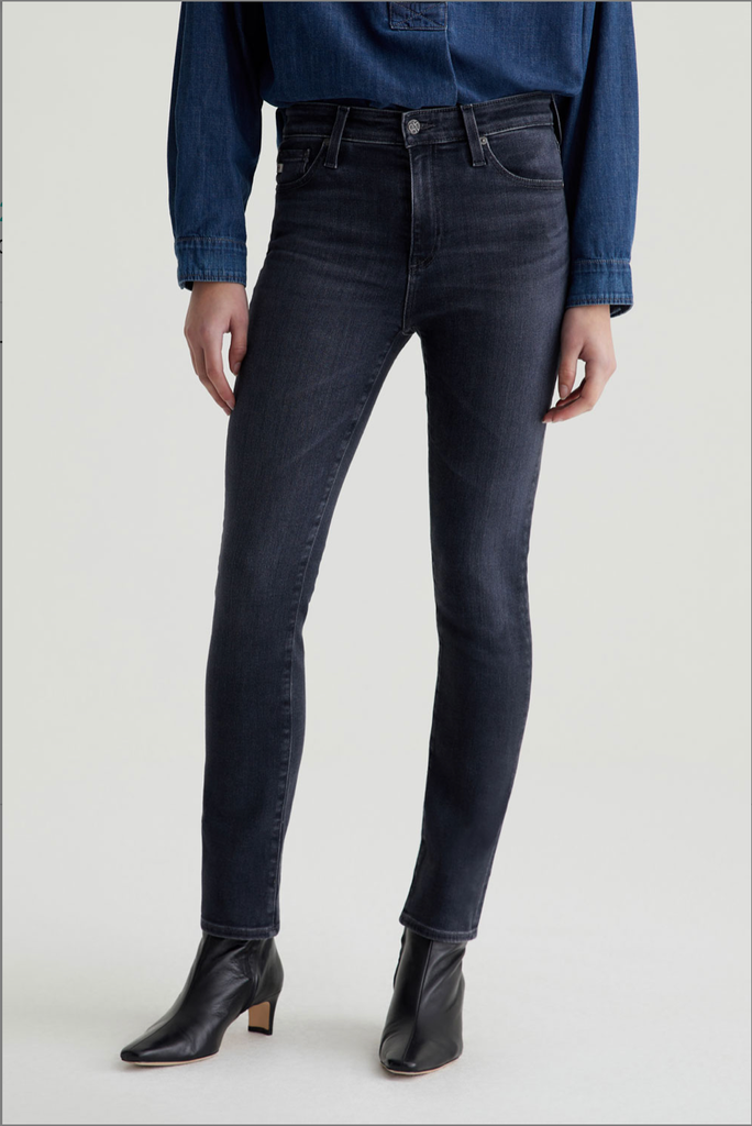 AG JEANS MARI MID RISE SLIM STRAIGHT JEAN