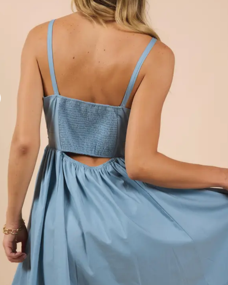 SADIE&SAGE SHADES ON FRONT CUTOUT MINI DRESS