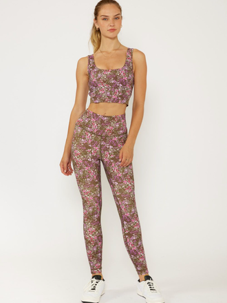 CREAM YOGA HANA 7/8 SIDE STRIPE LEGGING