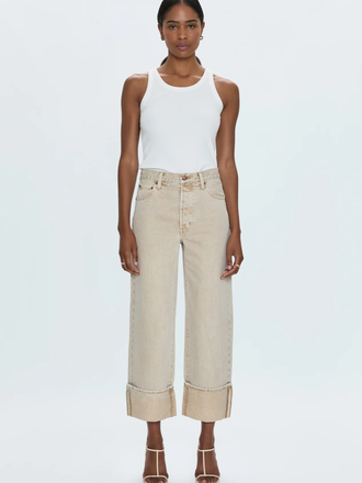 PISTOLA RYDER HIGH RISE CUFFED STRAIGHT JEAN