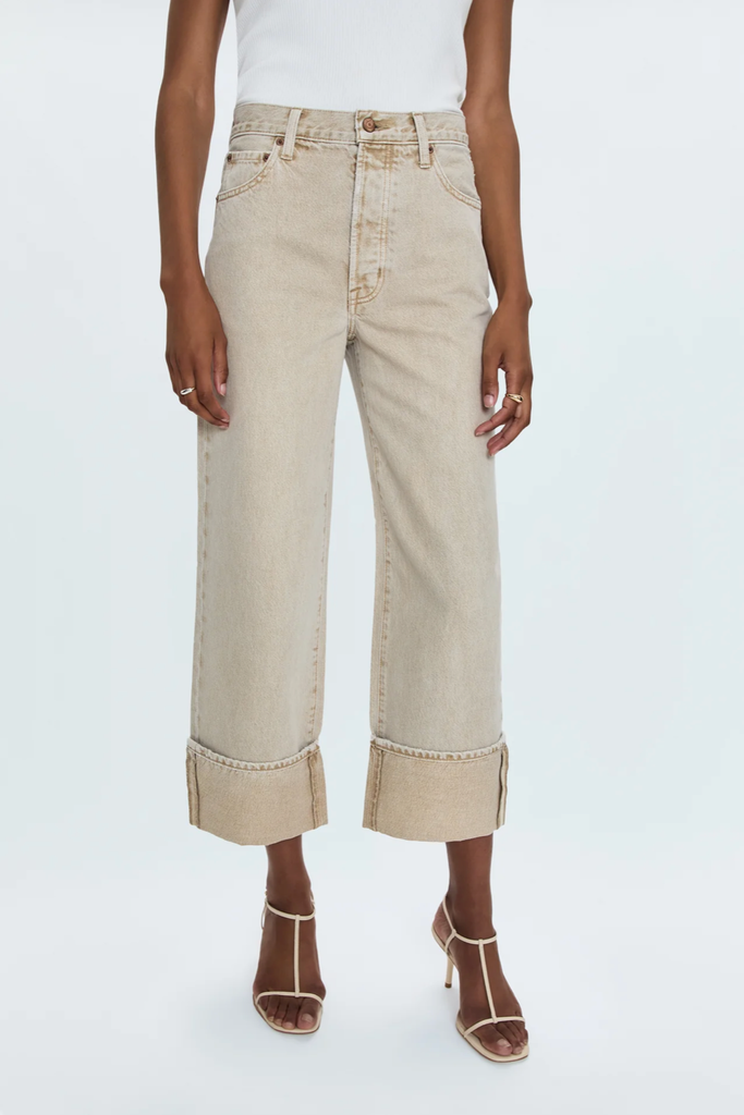 PISTOLA RYDER HIGH RISE CUFFED STRAIGHT JEAN