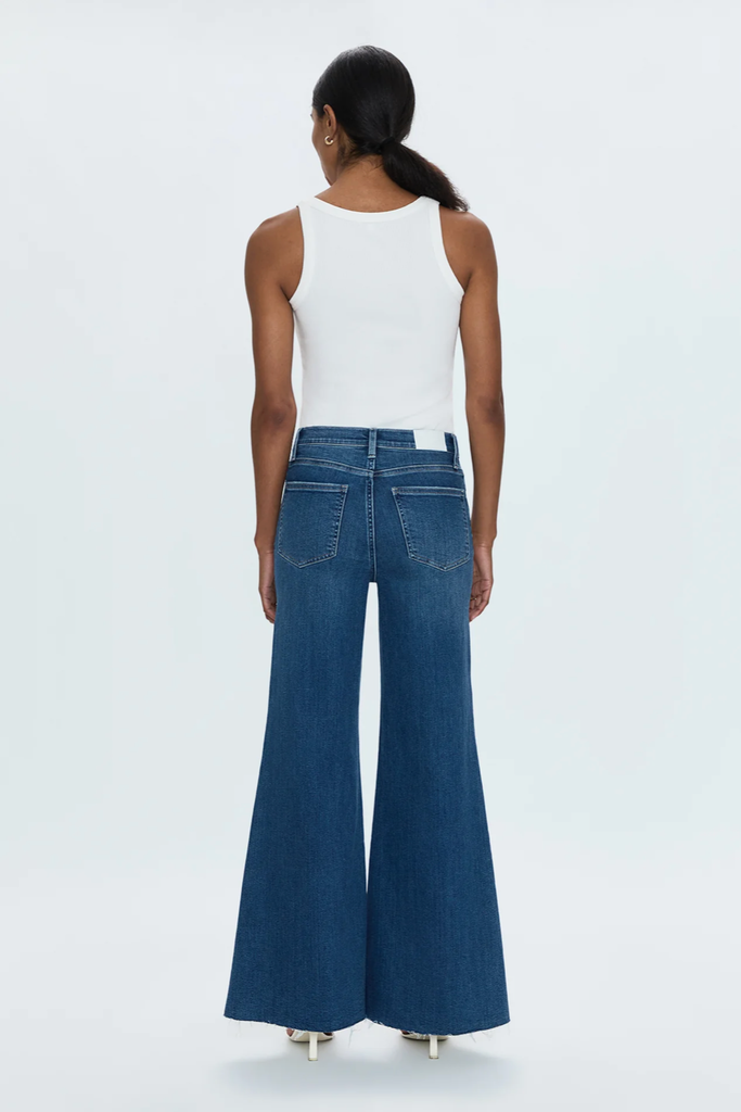 PISTOLA IZZY MID RISE WIDE LEG JEAN
