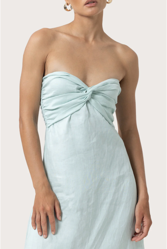 LUSANA MELODY LINEN DRESS