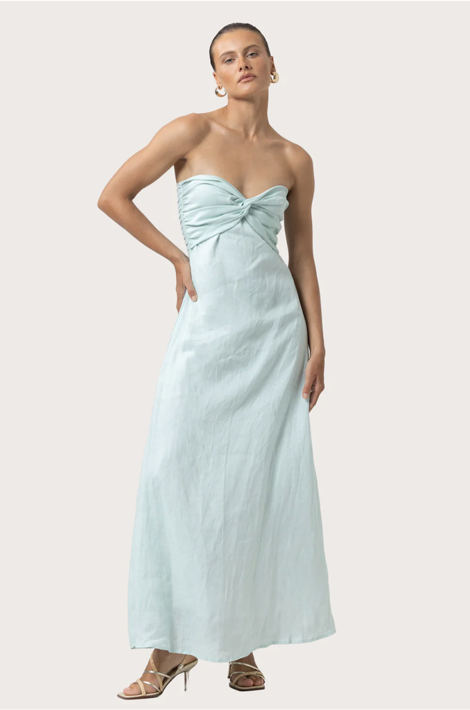 LUSANA MELODY LINEN DRESS