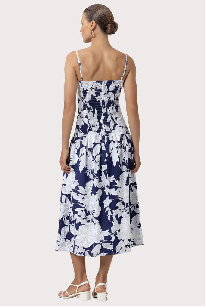 LUSANA ALEX POPLIN DRESS