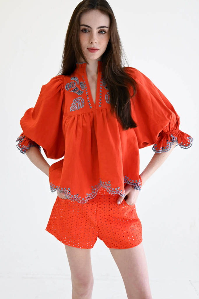 NEVER A WALLFLOWER HIGH NECK TOP
