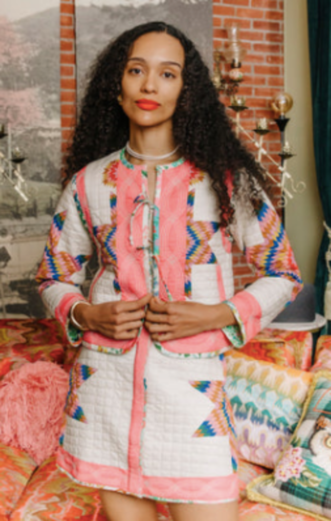LOVE THE LABEL QUILTED JACKET