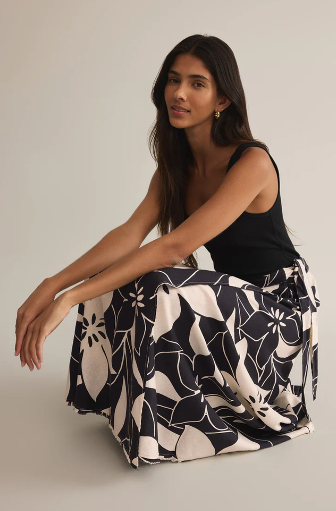 Z SUPPLY SALERNO MADERO WRAP SKIRT