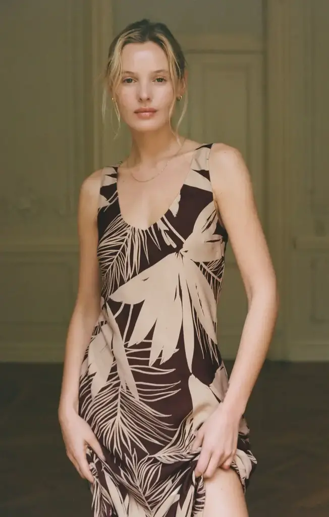 Z SUPPLY HANA PALMERA MAXI DRESS