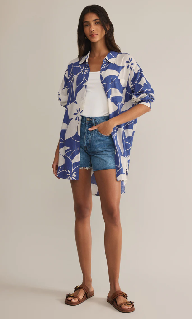Z SUPPLY TOMAS MADERO BUTTON UP TOP