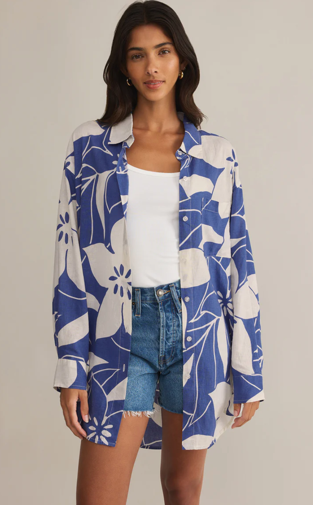 Z SUPPLY TOMAS MADERO BUTTON UP TOP