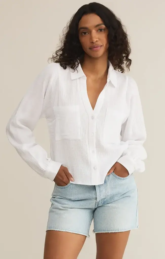 Z SUPPLY CAMPO BUTTON UP TOP