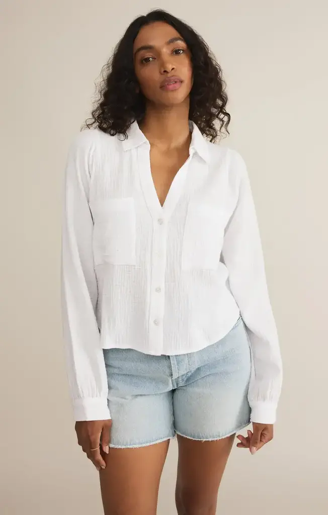 Z SUPPLY CAMPO BUTTON UP TOP