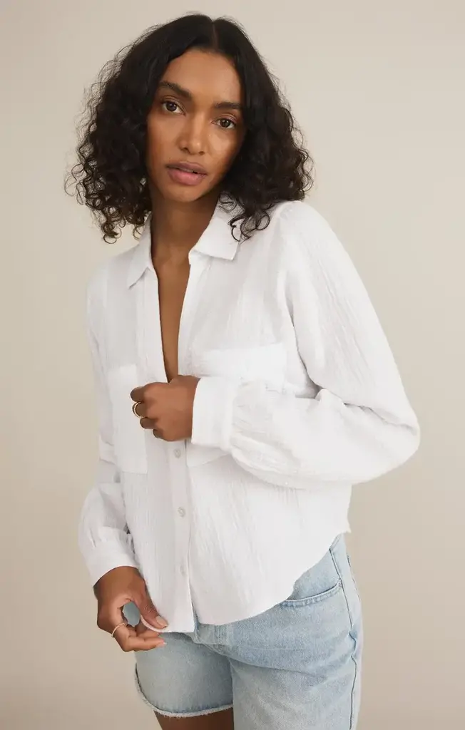 Z SUPPLY CAMPO BUTTON UP TOP
