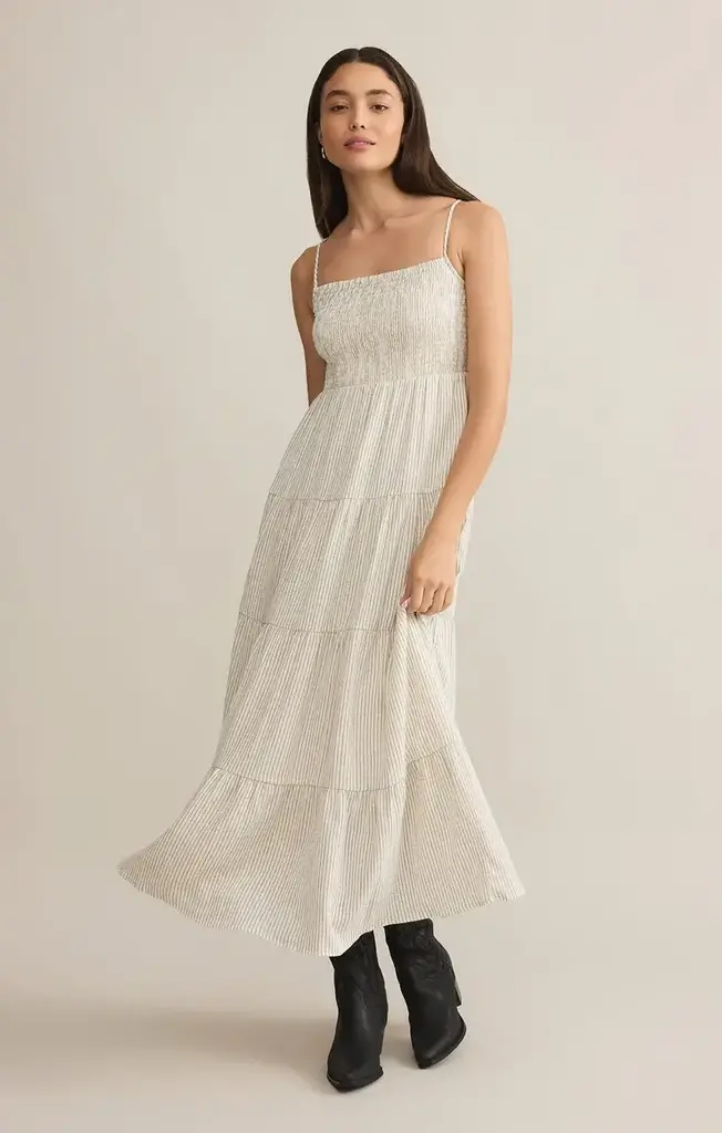 Z SUPPLY BALOS STRIPED MAXI DRESS