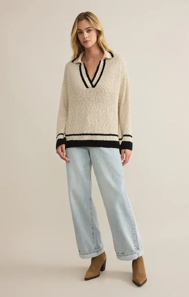 Z SUPPLY HAMMOND POLO SWEATER