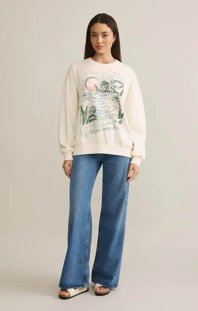 Z SUPPLY WISHES SUNDAY SWEATSHIRT