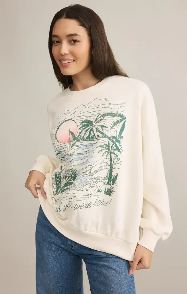 Z SUPPLY WISHES SUNDAY SWEATSHIRT
