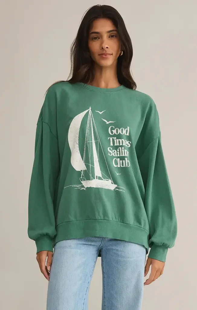 Z SUPPLY SAIL AWAY SUNDAY SWEATSHIRT