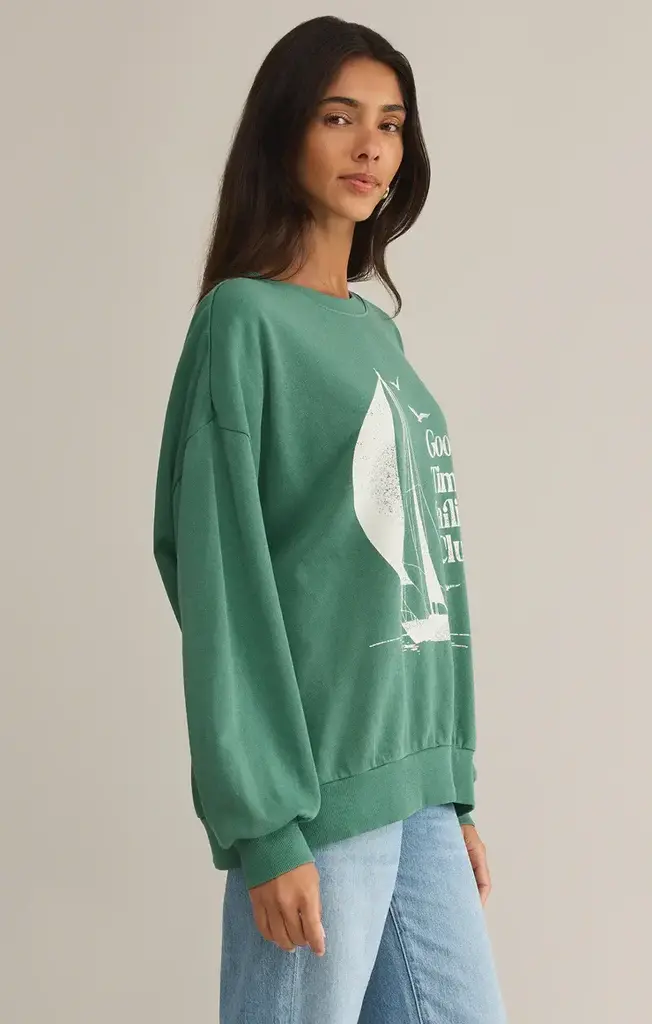 Z SUPPLY SAIL AWAY SUNDAY SWEATSHIRT