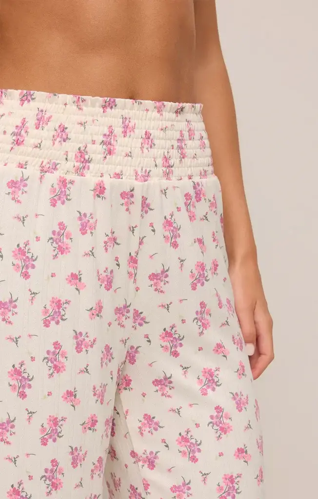 Z SUPPLY DAWN DITSY POINTELLE FLORAL PANT