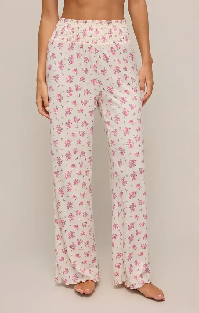 Z SUPPLY DAWN DITSY POINTELLE FLORAL PANT