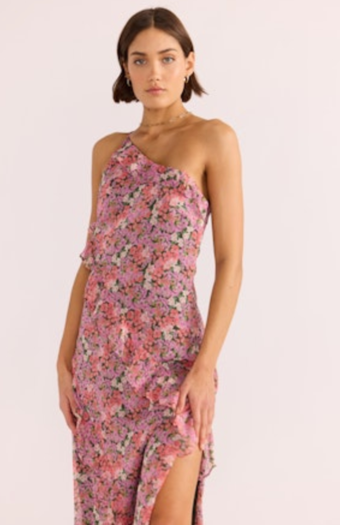 MINKPINK AMELIA RUFFLE MAXI DRESS