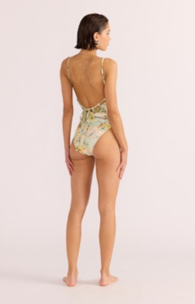 MINKPINK VACANZA SCOOP BACK ONE PIECE