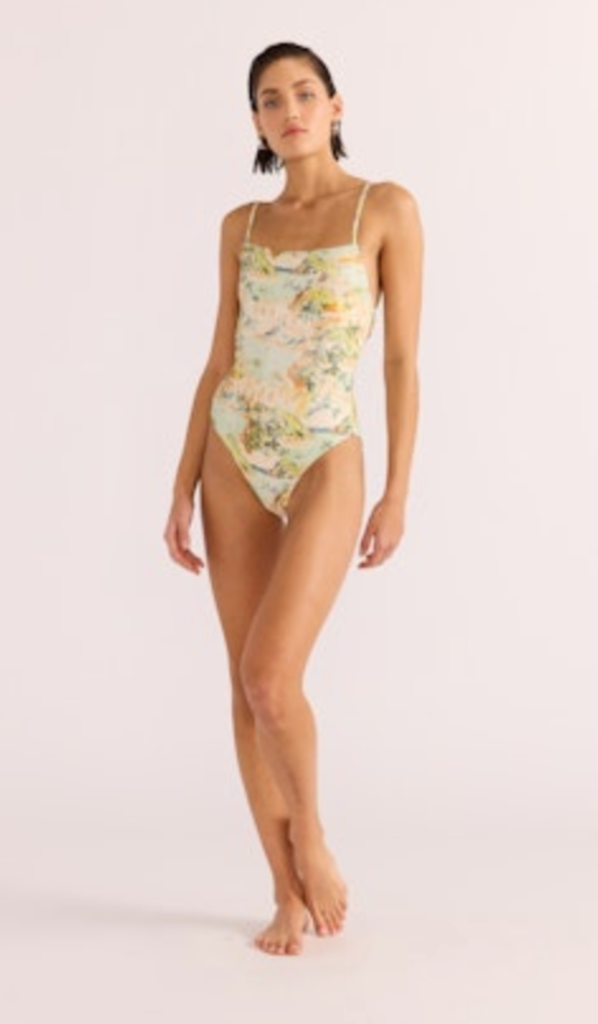 MINKPINK VACANZA SCOOP BACK ONE PIECE