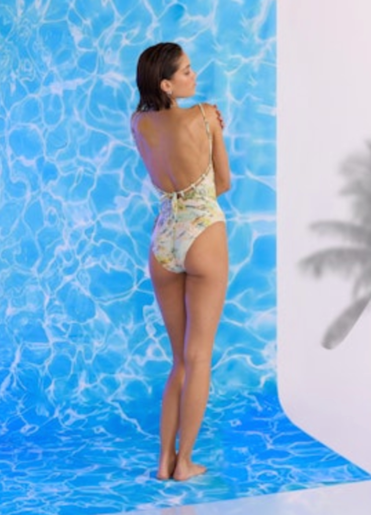 MINKPINK VACANZA SCOOP BACK ONE PIECE